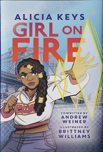 Alicia Keys and Andrew Weiner introduce teens and young adult readers to the world of literacy through graphic novels in 'Girl On Fire'.