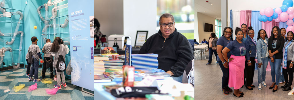 Charles Young owner CCandBooks -  Michigan Chapters of Jack and Jill of America Incorporated gathering at Flint, Michigan’s Sloan Discovery Museum