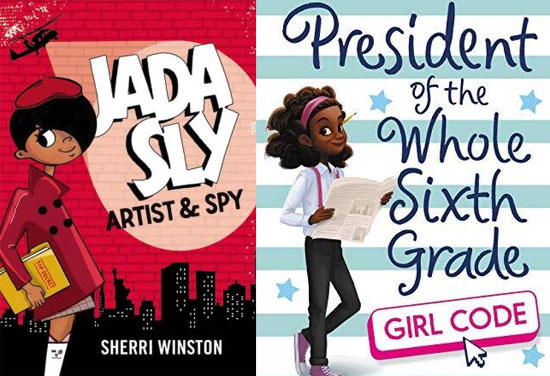 Author Sherri Winston books President of the Whole Sixth Grade and Jada Sly Artist and Spy